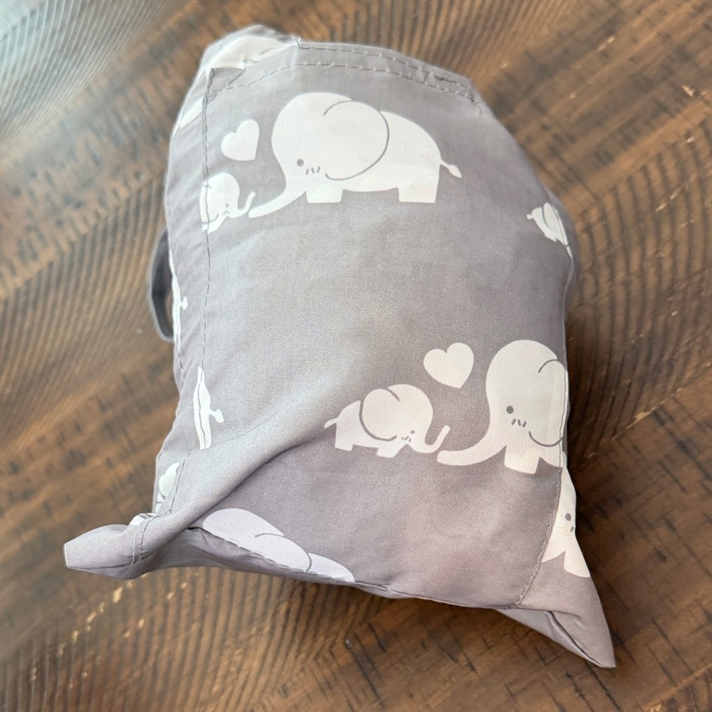 Gray Elephant Shopping Cart Cover - Picture 2 of 2